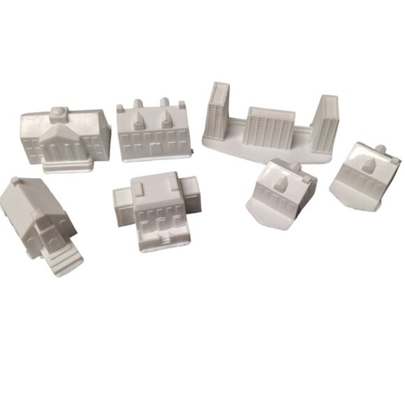 Game of Life White House Replacement Pieces Plastic Buildings 1990 Vintage - Picture 1 of 4